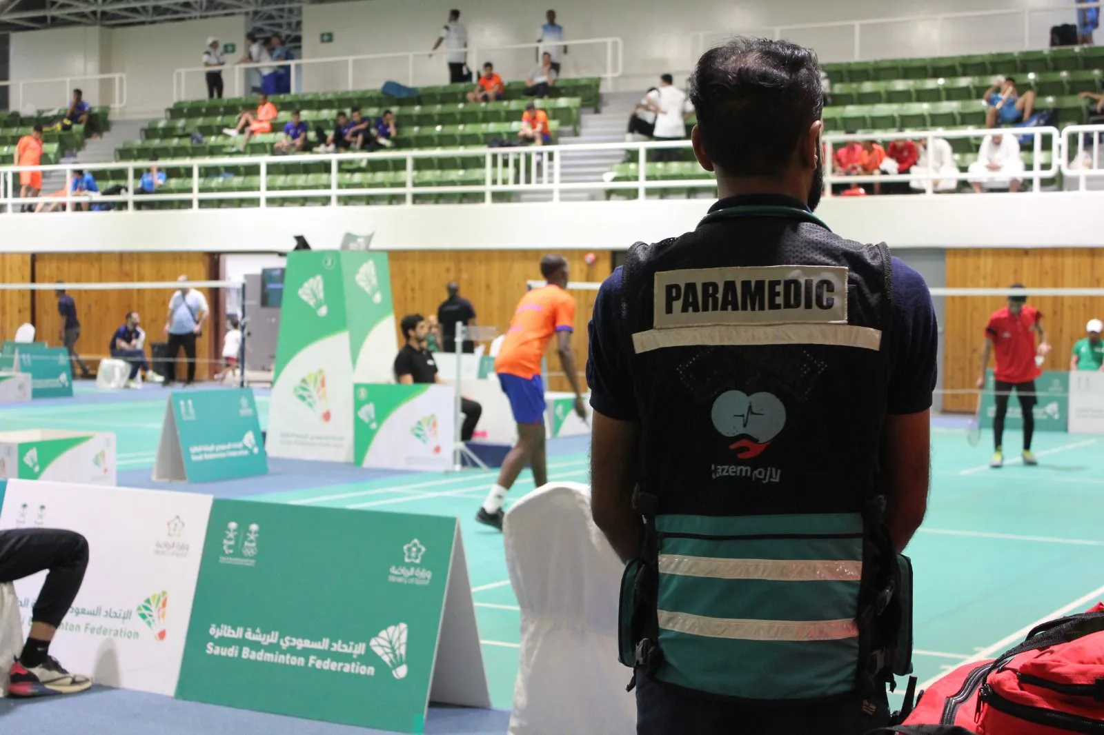 مسعف لازم في فعالية رياضية – Lazem paramedic at sports event